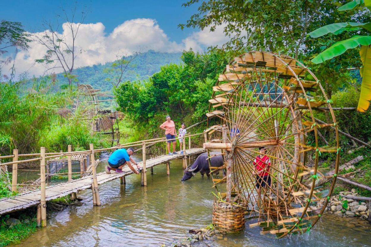Oh Pu Luong Homestay Huong Ba Thuoc 外观 照片