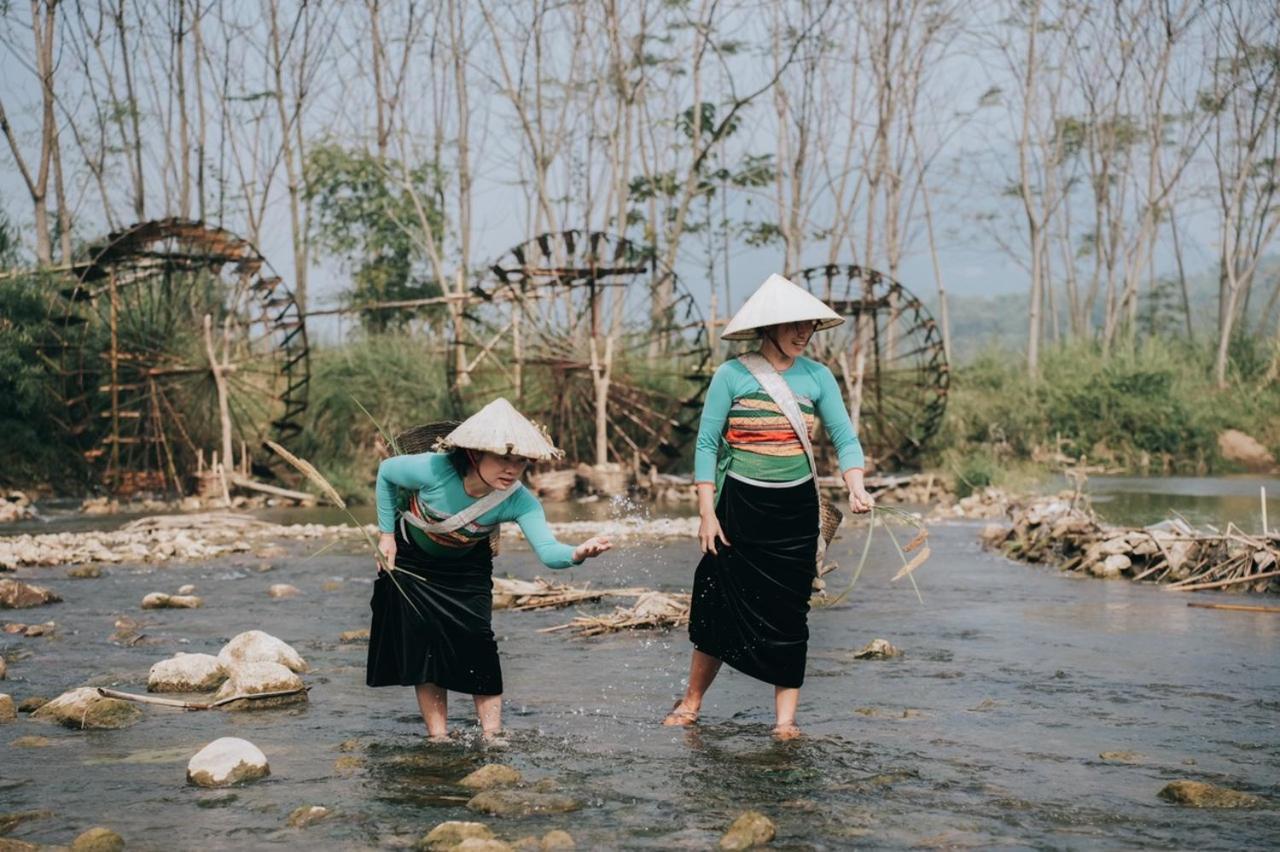 Oh Pu Luong Homestay Huong Ba Thuoc 外观 照片
