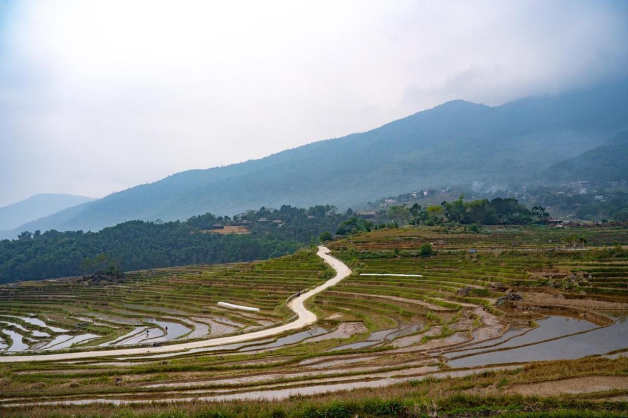 Oh Pu Luong Homestay Huong Ba Thuoc 外观 照片
